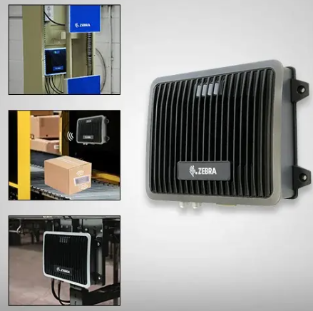 Zebra fixed RFID reader with warehouse deployment examples
